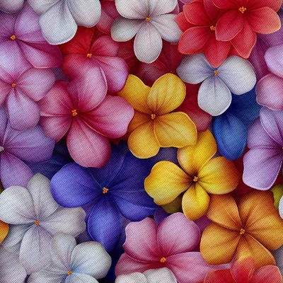 Image de OUTDOOR DECOSTOMES OXFORD - Motif fleurs multicolores | DX18069