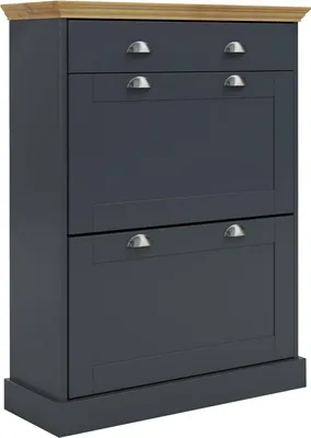 Produktbild von Schuhkipper >Motala< in Anthrazit - 80x105x35cm (BxHxT)