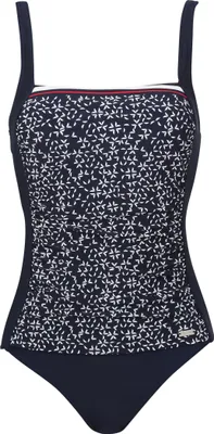 Produktbild von LASCANA Badeanzug Minimal marine-bedruckt Größe 46 Cup C