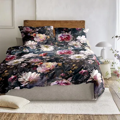 Produktbild von Irisette Mako-Satin Bettwäsche Wave 8574 multi 155x220 cm + 80x80 cm