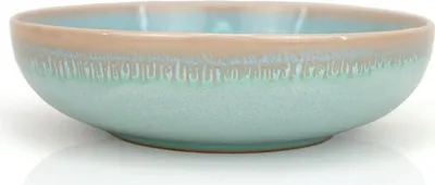 Produktbild von Stoneware Suppenteller, 20 cm, türkis