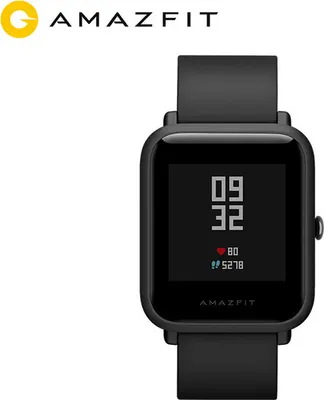 Image de Huami Amazfit Bip Smart Watch Bluetooth GPS Sport Moniteur de fréquence cardiaque IP68 étanche Rappel MiFit APP Alarme Vibration noir