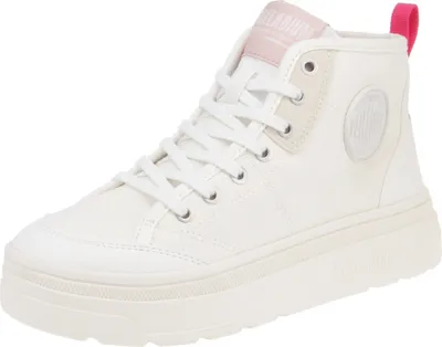 Produktbild von Palladium 99136-116-M Pallasphalt Mid - Damen Schuhe Freizeitschuhe - Star-White, Größe:39 EU
