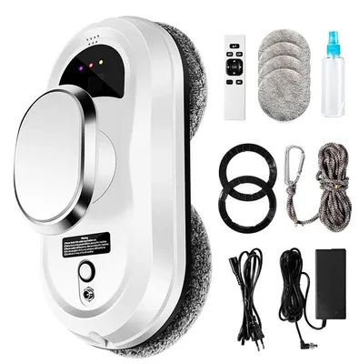 Immagine prodotto di Robot per la pulizia dei vetri, potenza di aspirazione di 5600 Pa, funzionamento tramite telecomando, modello A-5600Pa