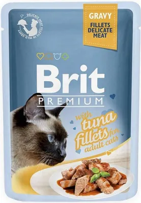 Produktbild von BRIT PREMIUM CAT Adult Thunfisch (Beutel) 85g