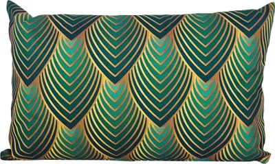 Produktbild von JACK 30x50cm Motiv Outdoor Kissen Dekokissen Wasserabweisend Garten Stuhl Blatt Grün
