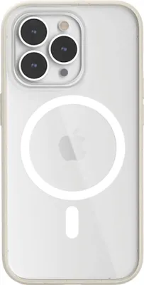 Produktbild von Woodcessories Clear Case MagSafe Offwhite iPhone 14 Pro Max