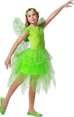 Produktbild von Atosa Claro Children´s Mädchen Feen Kostüm Grün 7-9 Years Grün 7-9 Years
