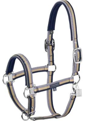 Image de Licol Eskadron Double Pin Classic Sports FS26 Licol en nylon Marine W