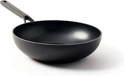 Produktbild von Drei-Schicht Antihaft-Beschichtung, 28 cm/36 Liter Wok, schwarz, Induktions- und Backofen geeignet