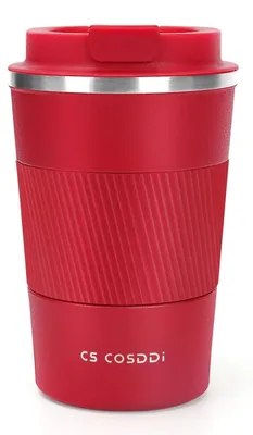 Imagen del producto de Thermosmok, taza térmica aislante con tapa a prueba de fugas, 380 ml