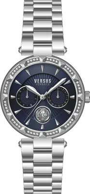Produktbild von Versus by Versace Damen Uhr Armbanduhr Multifunktion Crystal Sertie VSPOS3921