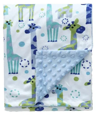 Produktbild von Babydecke – Nerzfellimitat – 75 x 100 cm – Giraffe