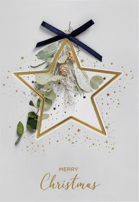 Produktbild von Weihnachten Glückwunschkarte im Format 115 x 17cm mit Umschlag