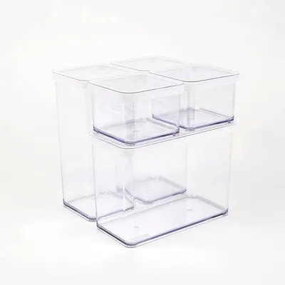 Productafbeelding van Voorraadpotten - Set van 5 - Voedselveilig