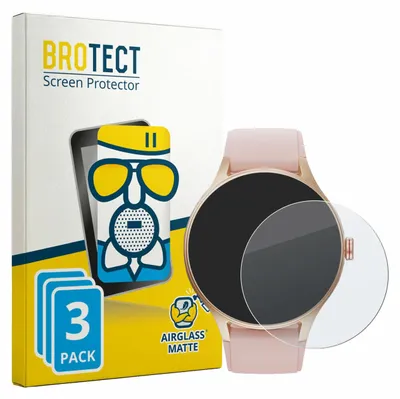 Produktbild von 3x BROTECT Entspiegelungs Schutzglas für Woneligo Smartwatch 1.57" Schutzfolie Panzer Folie Glas Display Schutz matt