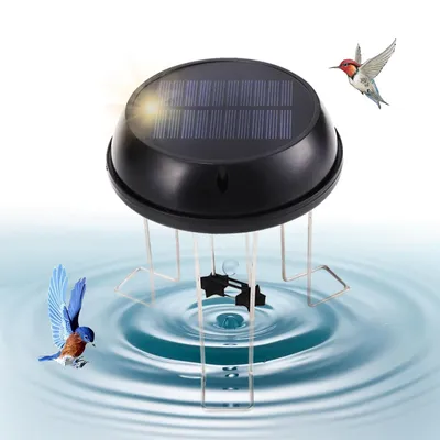 Produktbild von Solarbetriebene Vogelbad-Schwenkvorrichtung – Sprudelgerät für Garten-, Teich- und Poollandschaften, zur Sauerstoffanreicherung und Wasserzirkulation
