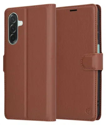 Obrázek produktu pro Techsuit Leather Folio – pouzdro pro Samsung Galaxy A26 5G – hnědé