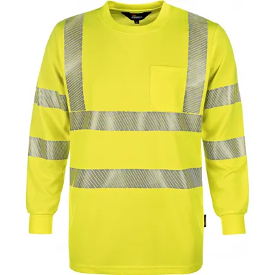 Produktbild von VIZWELL Warnschutz Shirt VWTS 21 Gr. 4XL gelb