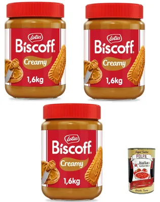 Produktbild von Lotus Italian Gourmet Biscoff Crema spalmabile Keks-Streichcreme 3 x 1,6kg
