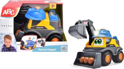 Obrázok produktu pre Dickie ABC - Vozidlo Danny Diger s hrklkou 26 cm