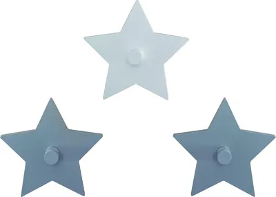 Productafbeelding van Wandhaak met sterrenmotief voor wandgarderobe en decoratie in baby- en kinderkamer