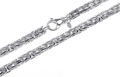 Produktbild von SILBERKETTEN STORE Königskette, rund 8mm - 925 Silber, Länge wählbar von 45cm-100cm - 70cm