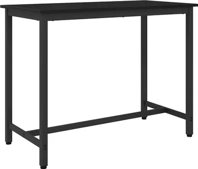 Produktbild von "Schlussverkauf" Tisch 1 PC  - Modernen Stil - Esszimmertisch - Schwarz Eichen-Optik 100x50x76,5 cm  C9705