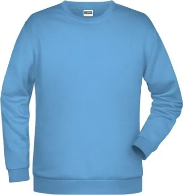 Produktbild von Klassisches Rundhals Sweatshirt für Herren sky-blue, Gr. 4XL