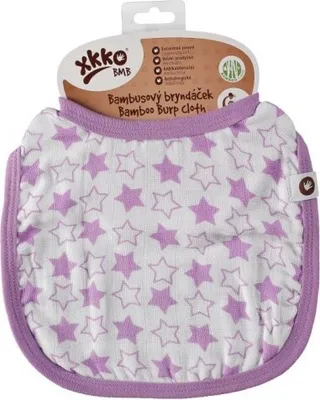 Immagine prodotto di XKKO Bavaglino in bambù - Little Stars Lilla