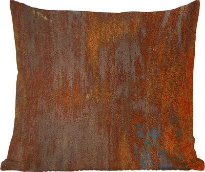 Produktbild von MuchoWow® Outdoor Kissen - Rost - Gelb - Orange - 45x45 cm - Wetterfest - Lounge Kissen - Fotokissen - Dekoratives Kissen