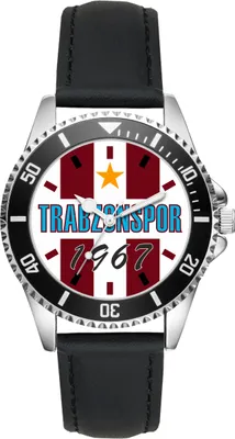 Produktbild von KIESENBERG Herrenuhr Armbanduhr Trabzonspor Geschenk Fan Artikel Zubehör Fanartikel Analog Quartz Uhr L-6286