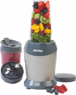 Immagine prodotto di Petra Petra NutriMax Frullatore per frullati/succhi multiuso 2 tazze da 800 ml/1 litro