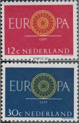 Produktbild von Briefmarken Niederlande 1960 Mi 753-754 (kompl.Ausg.) postfrisch Europa