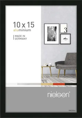 Produktbild von nielsen Aluminium Bilderrahmen Pixel, 10x15 cm, Schwarz
