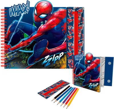 Obrázek produktu pro Kreativní sada Spiderman - omalovánky, řemesla a zábava pro děti