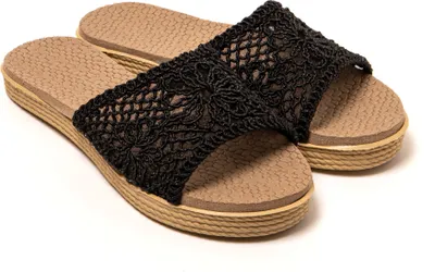 Immagine prodotto di BRASILERAS Sandali antiscivolo donna scarpe comode da spiaggia/piscina/urbano nero - 36 EU-UBBREI