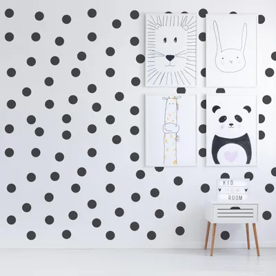runde selbstklebende Punktaufkleber, Modell 036-070 – Decords, Produktansicht 1