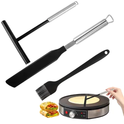 Productafbeelding van Pannenspatel en Teigverdeler voor Crêpes en Pannenkoeken