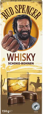 Produktbild von Bud Spencer Whisky Schoko Bohnen mit whiskyhaltiger Füllung 150g