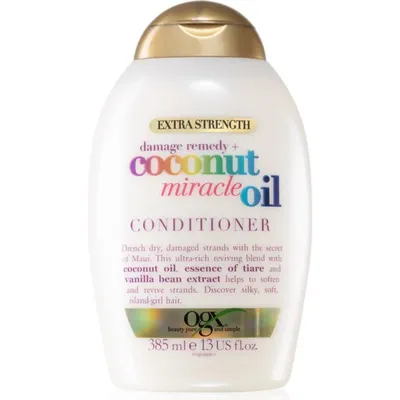 Produktbild von OGX Kokosnuss -Wunderöl Haarverstärkung Conditioner mit Kokosnussöl