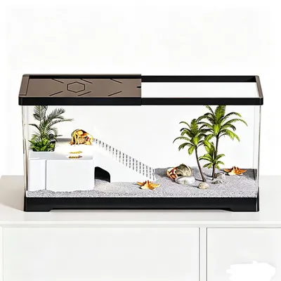 Zdjęcie produktu dla Terrarium dla żółwi i płazów o wysokiej przezroczystości