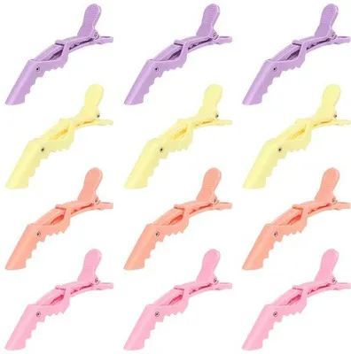 Image de Barrettes pour femmes, lot de 12, couleur neutre, fournitures de coiffure, barrettes, accessoires pour cheveux pour femmes