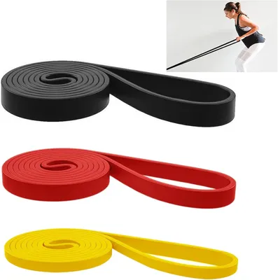 Obrázok produktu pre Sada odporových gúm, 3 úrovne, Odolná a trvanlivá guma, Pre silový tréning, jogu a pilates