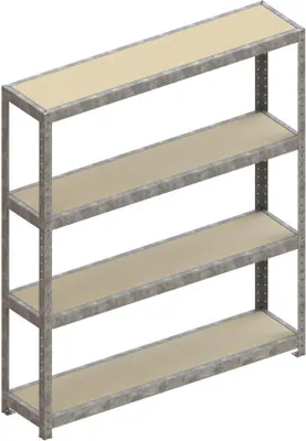 Produktbild von Weitspannregal SPEED RACK2000x400x1970 mm verz.