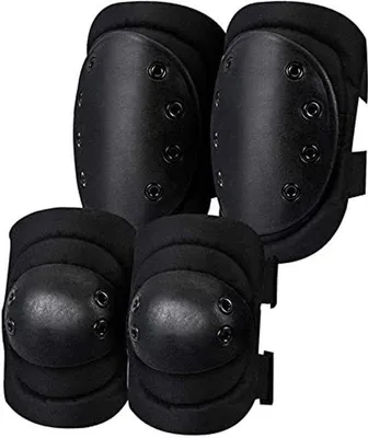 Produktbild von Knie- und Ellenbogenschutz - Verstellbar und langlebiger Schutz - Ideal für Outdoor-Sportarten