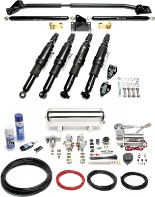 Image de TA Technix Kit de suspension pneumatique Viair Compressor Kit Airride argent pour Trabant 601
