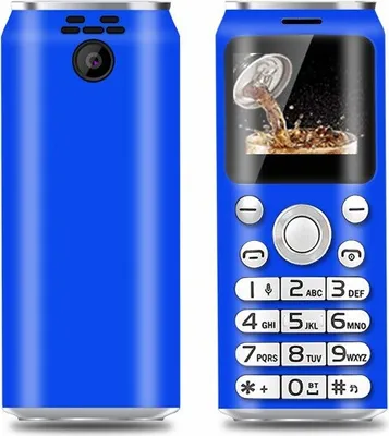 Produktbild von Mini Handy Satrend K8/x8 1.0 Cola Form Telefon Bluetooth Dialer Call Recorder Handys Blau
