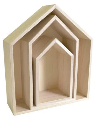 Imagen del producto de 3 estanterías de madera - Hogar