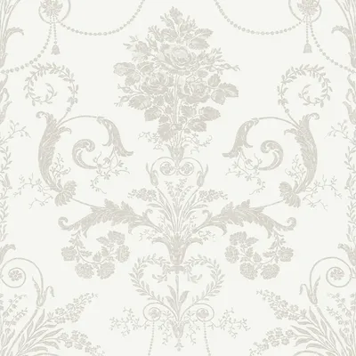 Produktbild von Vliestapete 113385 Laura Ashley Josette Weiss Grau